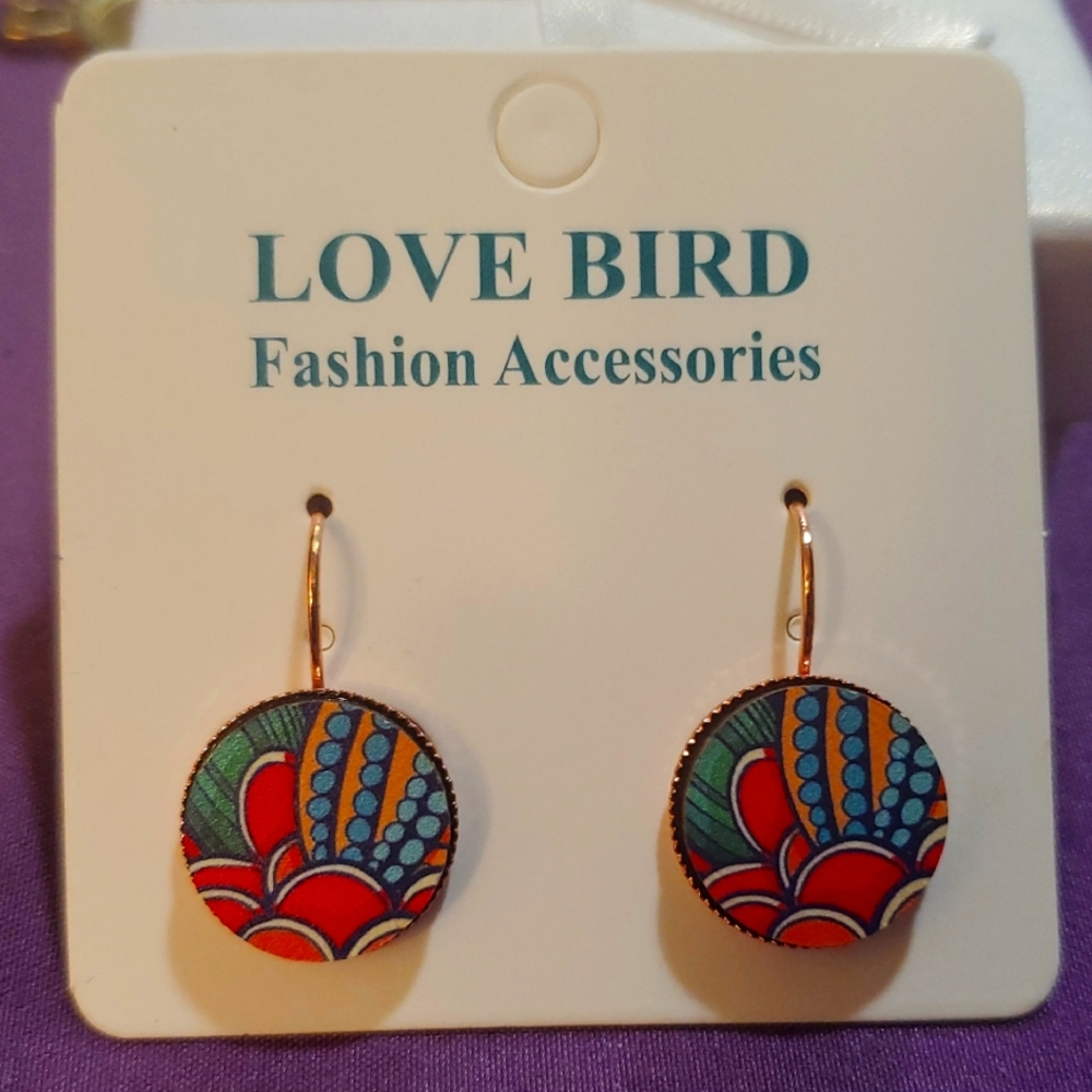 Love Bird Stud Colorful Earrings